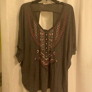 Aztec keyhole back top